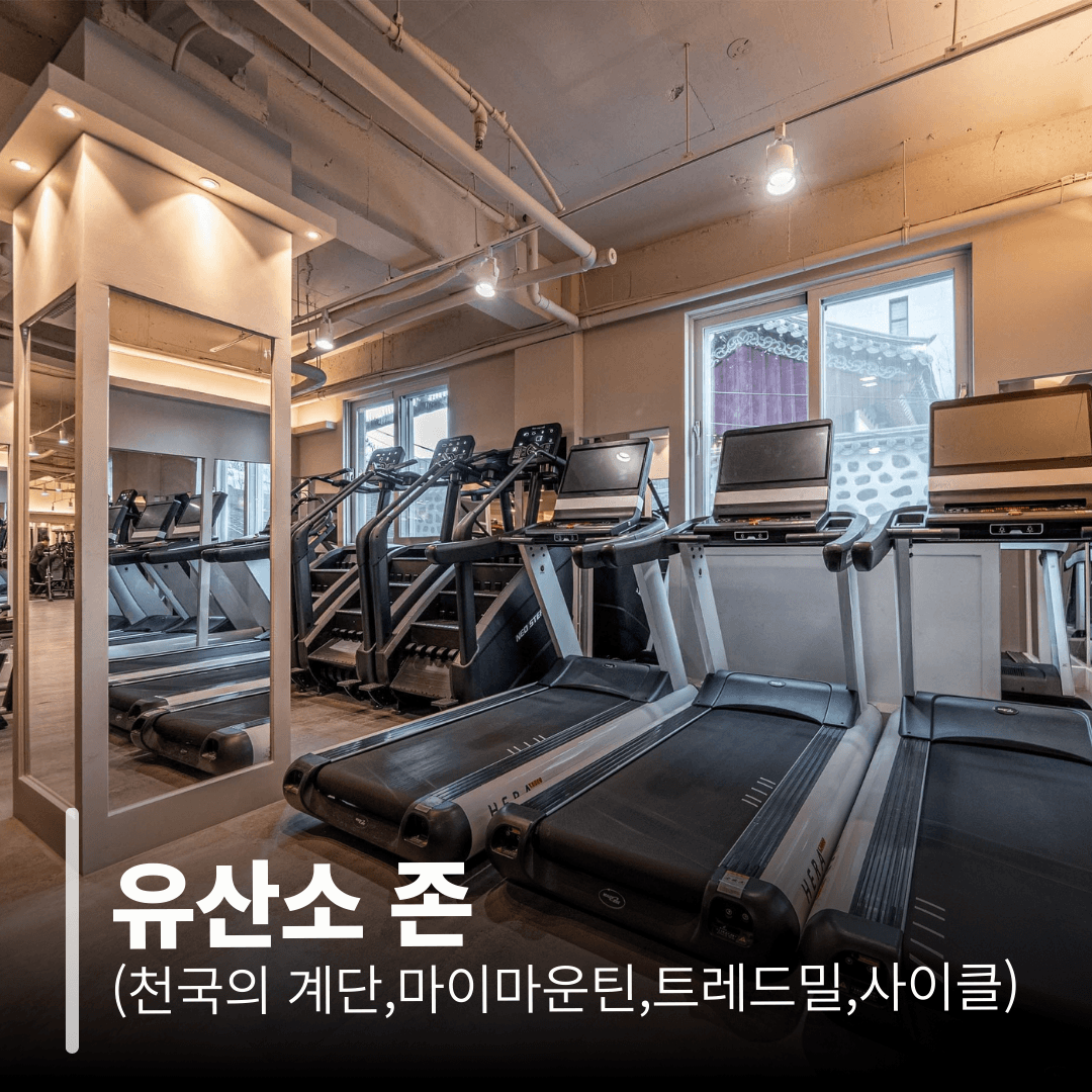 유산소 존 (천국의 계단, 마이마운틴, 트레드밀, 사이클)